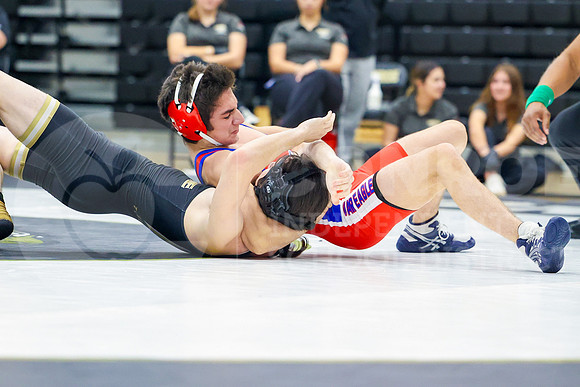 260121 Oak Ridge vs Conroe Wrestling - Allison Lozano-10